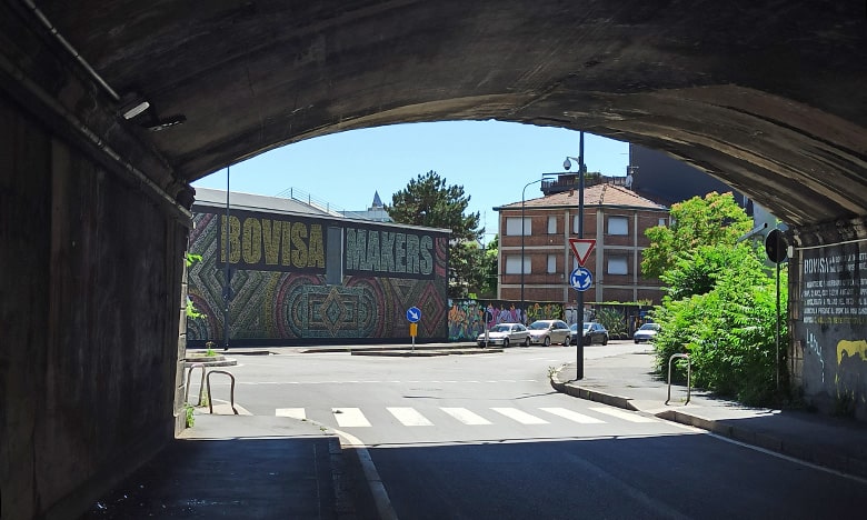 Quartiere Bovisa Milano: murales