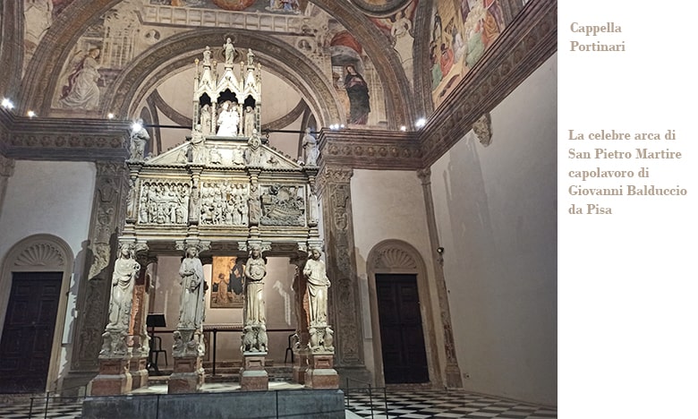 arca di san pietro martire all'interno della cappella portinari di milano presso la basilica di sant'eustorgio da visitare