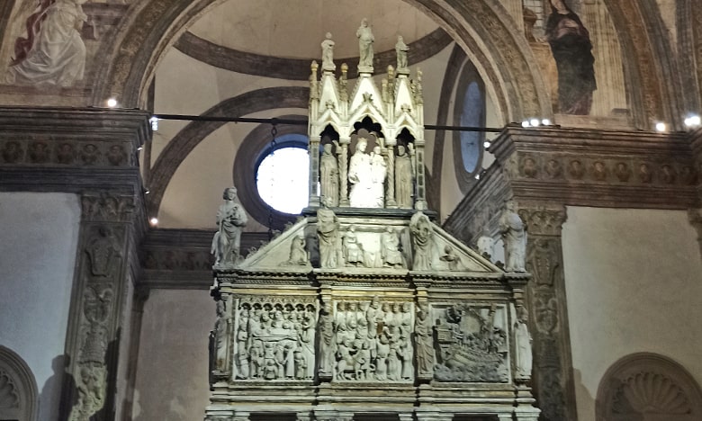 arca di san pietro martire da verona presso museo della basilica di sant eustorgio, cappella portinari